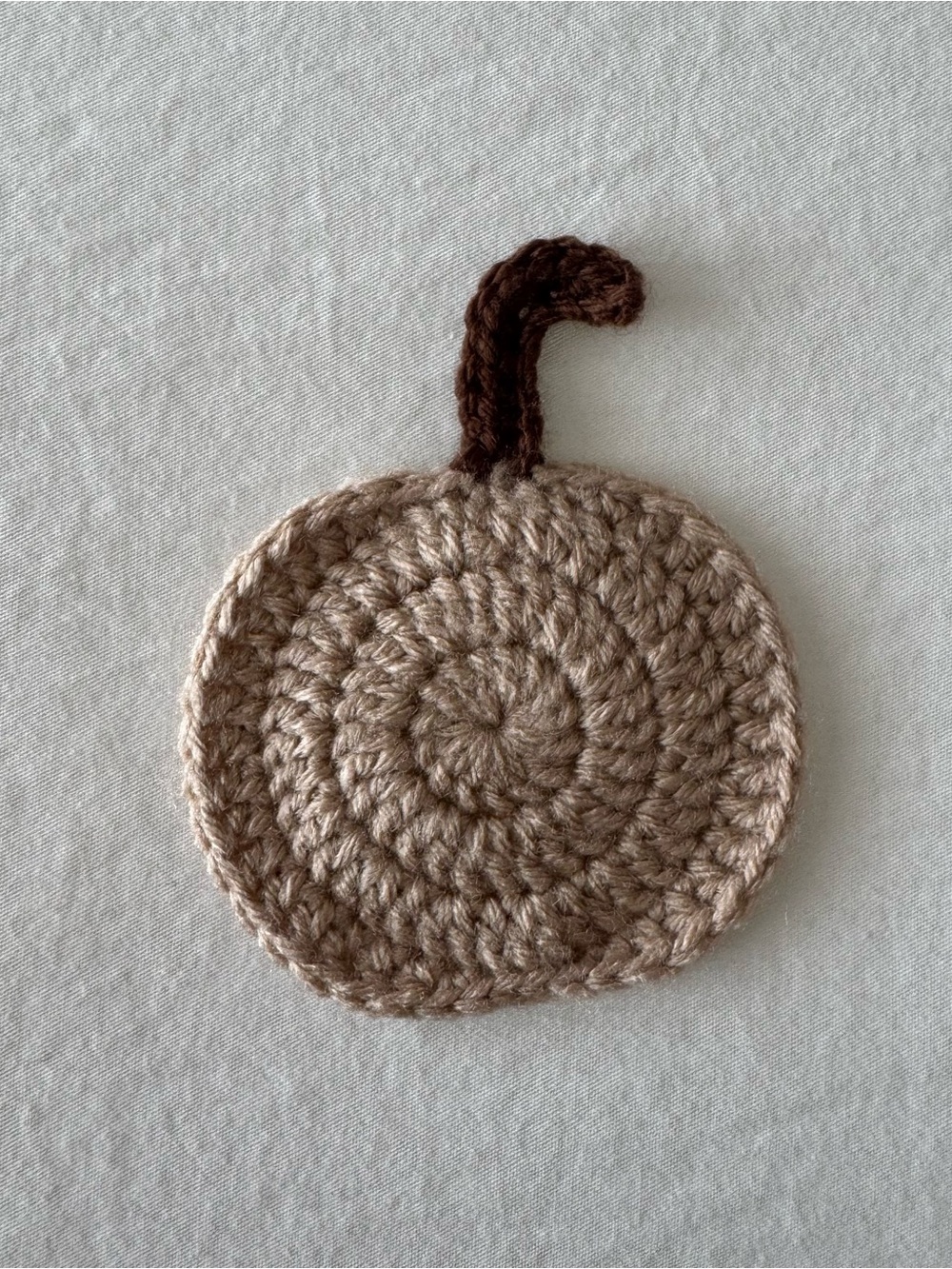 Handmade Crochet Pumpkin Coaster